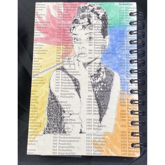 Journal Unique Audrey Hepburn Designs Handmade Upcycle Spiral Notebook Actress - Picture 5 of 7
